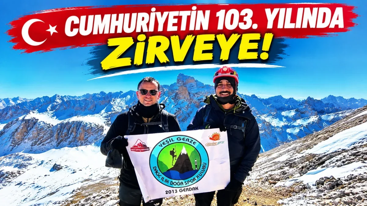 GERZELİ DAĞCI MURAT KEÇELİ’DEN ALADAĞLAR’DA GURURLANDIRAN ZİRVE