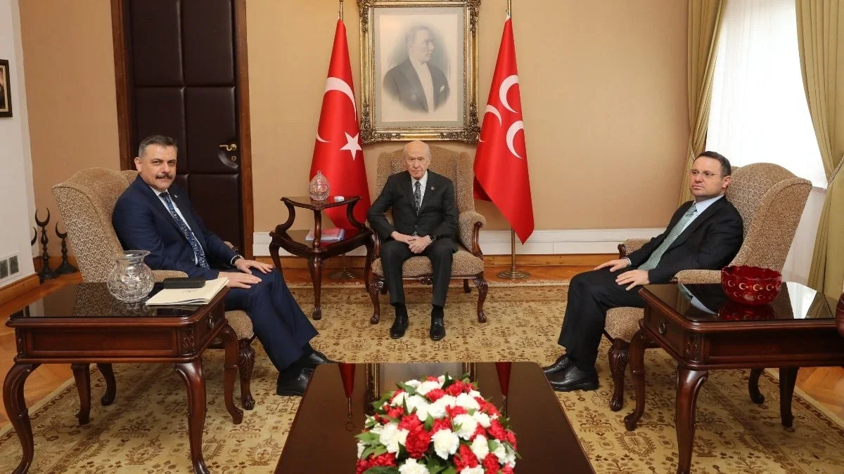 Akın Gürlek ve Mustafa Çiftçi'den Bahçeli'ye ziyaret