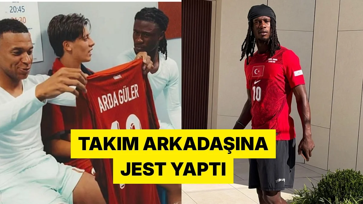 Camavinga, Arda Güler'in Hediye Ettiği Türkiye Formasıyla Paylaşım Yaptı