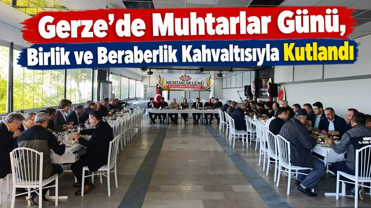 Muhtarlar Günü’nde Gönül Sofrası Kuruldu