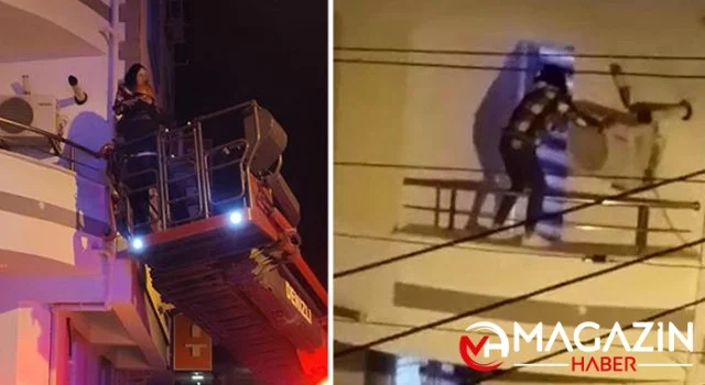 Balkona çıkıp bağıran kadının sırrı çözüldü