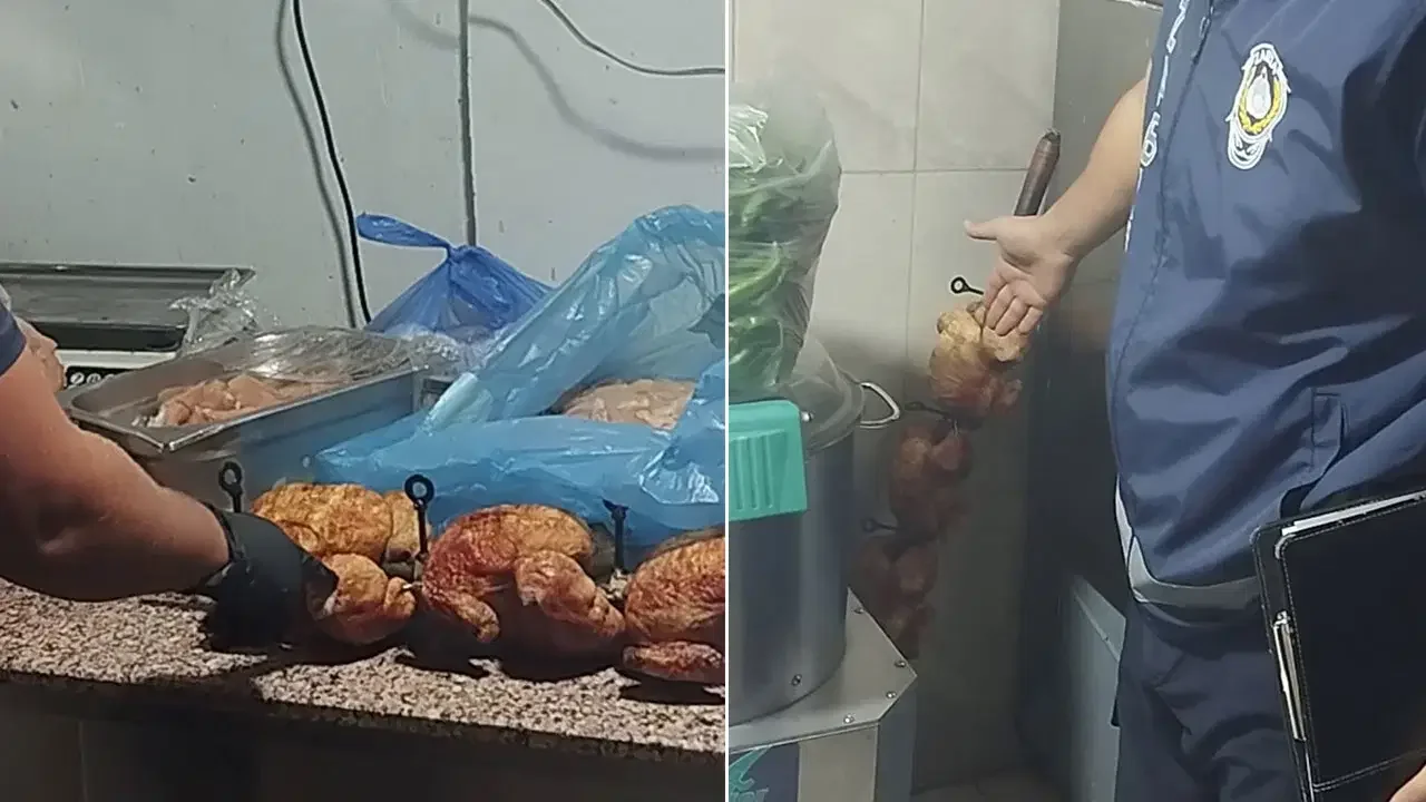 Hatay'da restoranda mide bulandıran görüntüler: 15 kilo bozuk tavuk ele geçirildi!