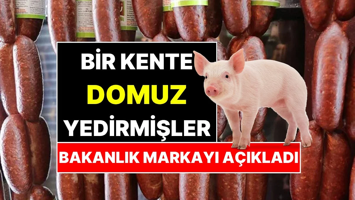Dana Sucuk Diye Satılan Üründe Domuz Eti Çıktı: Bakanlık Markayı Açıkladı