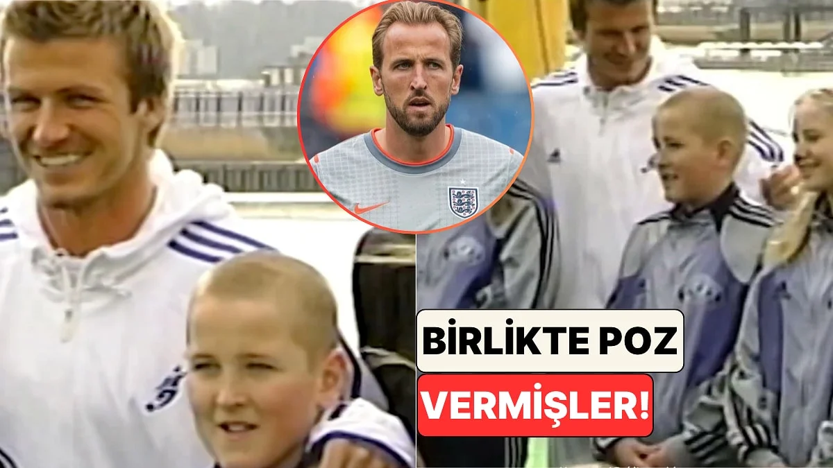 Harry Kane'in 11 Yaşındayken David Beckham ile Bir Araya Geldiği Görüntüler Ortaya Çıktı