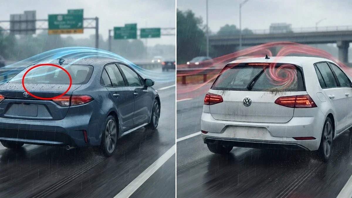 Hatchback’lerde var, sedanlarda yok: Arka silecek detayının sebebi…