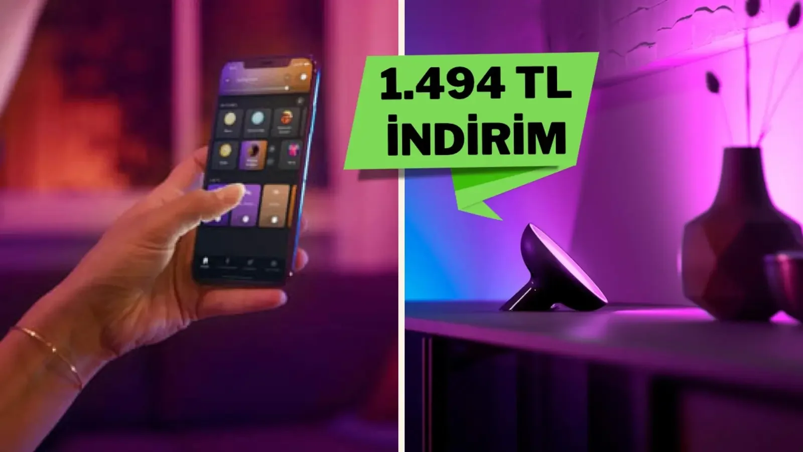 Evinizin havasını değiştirin: Philips Hue Bloom şimdi 1.494 TL indirimli