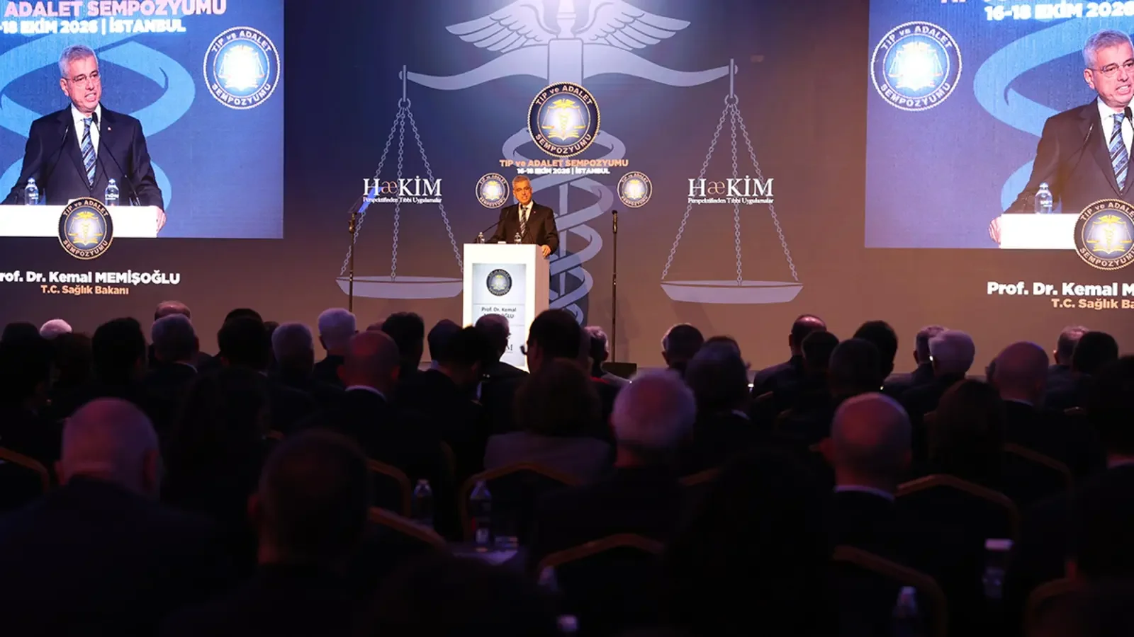 Sağlık Bakanı Memişoğlu Tıp ve Adalet Sempozyumu’nda konuştu