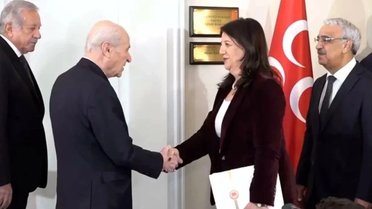 DEM Parti heyetinden Devlet Bahçeli'ye ziyaret