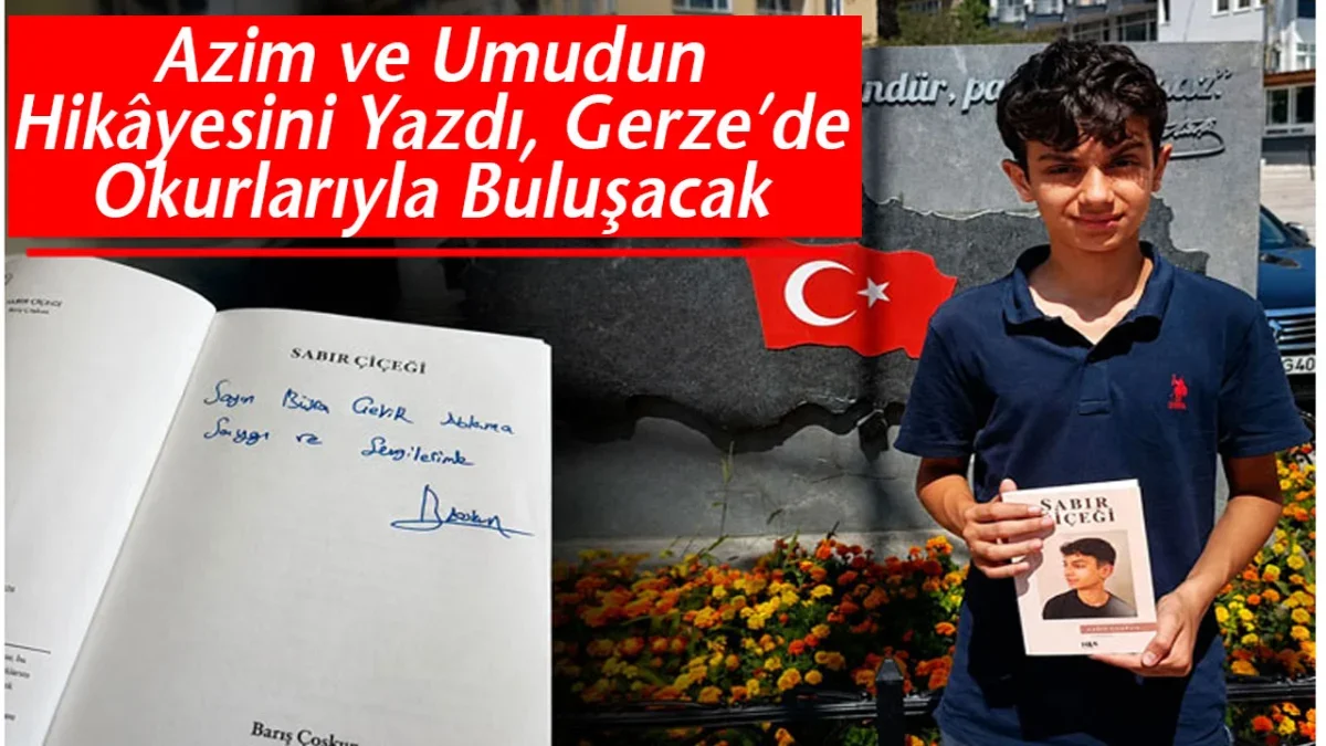 Genç yazar Barış Coşkun, Gerze’de okurlarıyla buluşacak