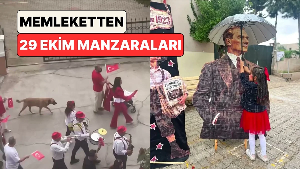 Memleketten 29 Ekim Cumhuriyet Bayramı Manzaraları: Cumhuriyetimizin 103. Yılı Böyle Kutlandı