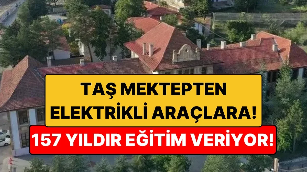 157 Yıllık Taş Mektepte Öğrenciler Elektrikli Araç Teknolojisi Öğreniyor